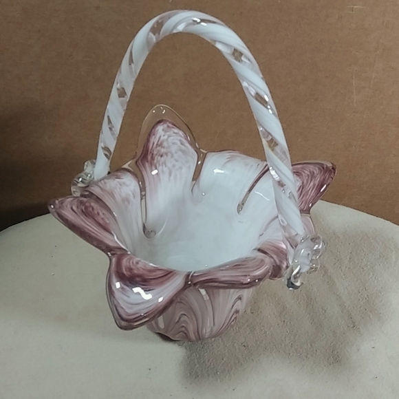 Murano Other - Gorgeous Murano glass Amythest art glass basket